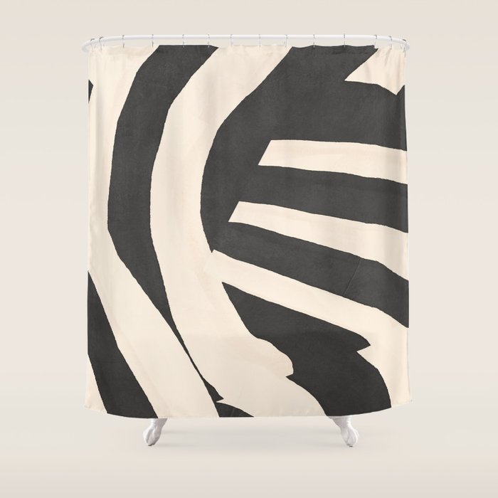 abstract minimal 80 Shower Curtain Gallery Image 1