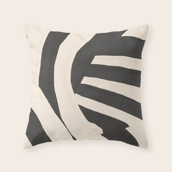 abstract minimal 80 Throw Pillow Gallery Image 6