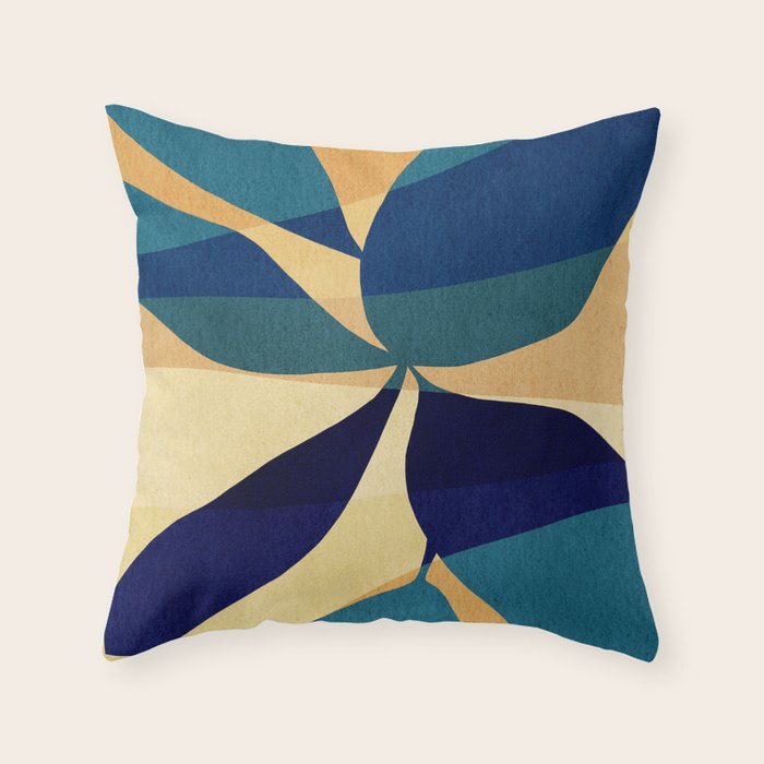 Abstract J012 Throw Pillow Gallery Image 6
