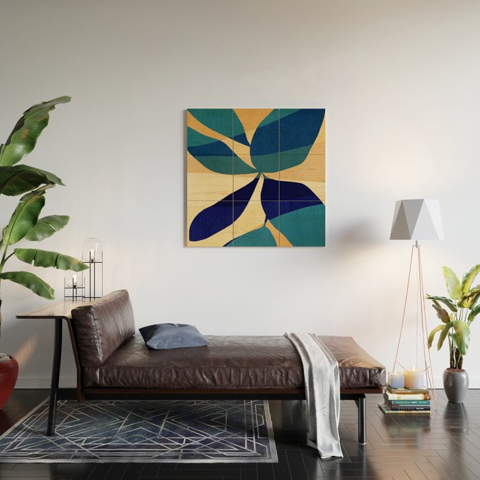 Abstract J012 Wood Wall Art Gallery Image 2