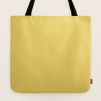 Butter Yellow Solid Color Tote Bag Gallery Image 2