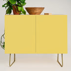 Butter Yellow Solid Color Credenza Gallery Image 1