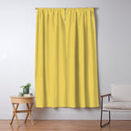 Butter Yellow Solid Color Window Curtain Gallery Image 5