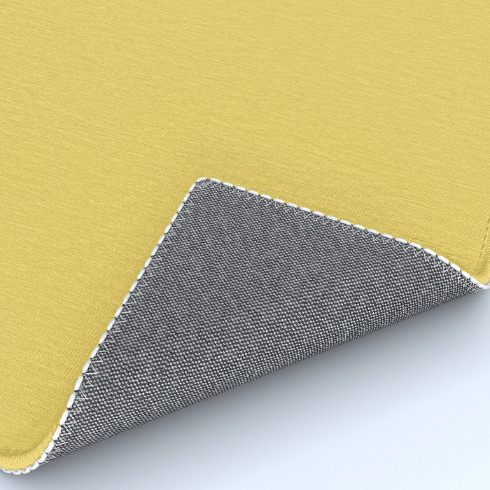 Butter Yellow Solid Color Rug Gallery Image 4