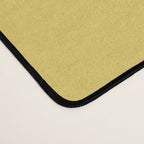 Butter Yellow Solid Color Desk Mat Gallery Image 4