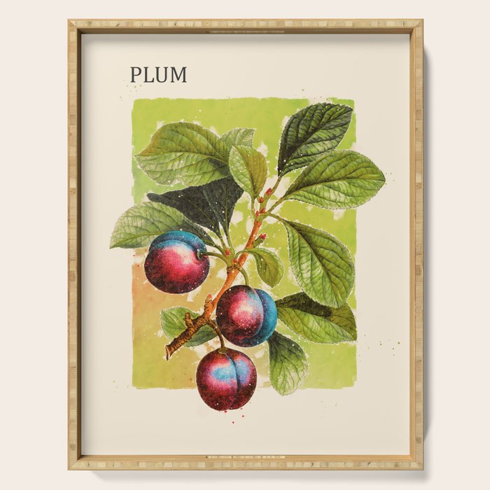 Plum Serving Tray Gallery Image 1