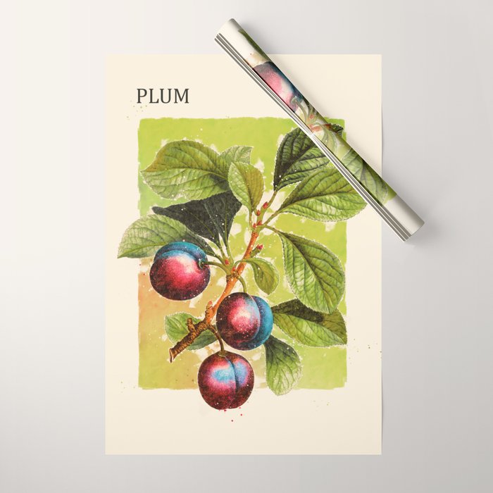 Plum Wrapping Paper Gallery Image 1