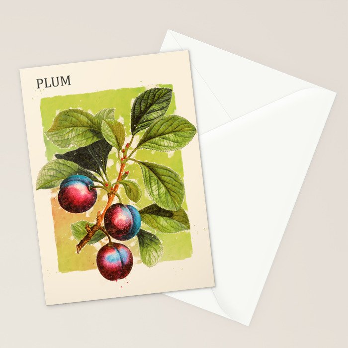 Plum Stationery Card Gallery Image 2