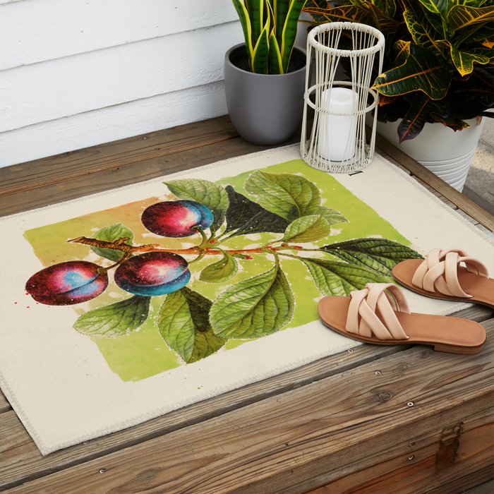 Plum Outdoor Rug Gallery Image 2