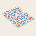 Simple Floral - Blue, Pink and Red Notebook Gallery Image 2