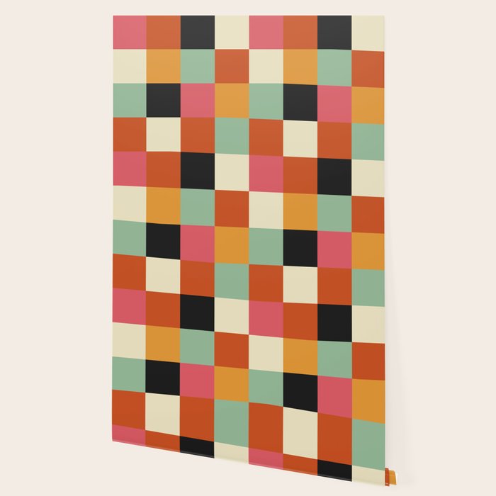 Bold Colorful Checks Pattern - Large XVIII Wallpaper Gallery Image 2