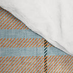 fall plaid - orange and blue Comforter Gallery Image 4