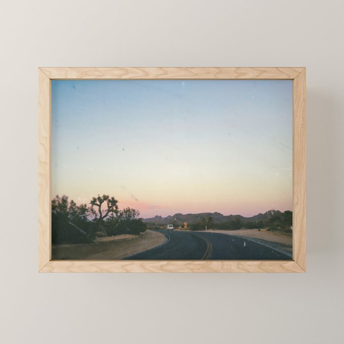 SUNSET ON THE ROAD XII Mini Art Print Gallery Image 1
