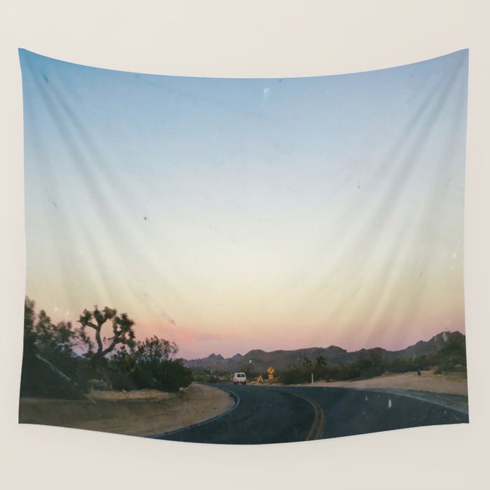 SUNSET ON THE ROAD XII Wall Tapestry Gallery Image 4