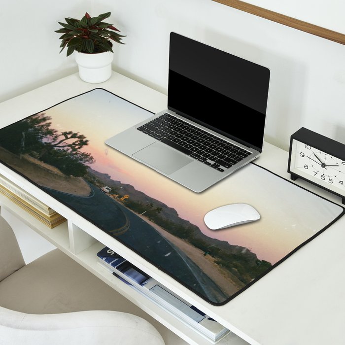 SUNSET ON THE ROAD XII Desk Mat Gallery Image 2