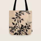 Abstract Art Minimal Plant 5 Tote Bag Gallery Image 1