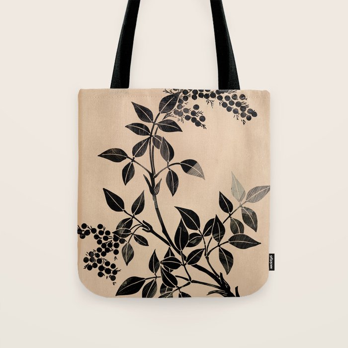 Abstract Art Minimal Plant 5 Tote Bag Gallery Image 1