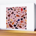 Terrazzo Rosé Wall Mural Gallery Image 2