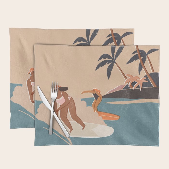Sun kissed babes Placemat Gallery Image 1