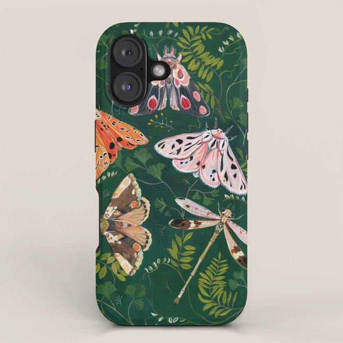 Moths and dragonfly iPhone Case Gallery Image 1