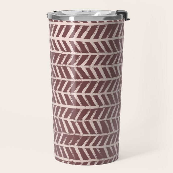 Simple Hand Drawn Pattern #9 Travel Mug Gallery Image 2