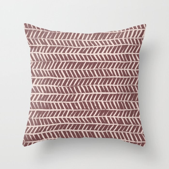 Simple Hand Drawn Pattern #9 Throw Pillow Gallery Image 6