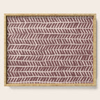 Simple Hand Drawn Pattern #9 Serving Tray Gallery Image 1
