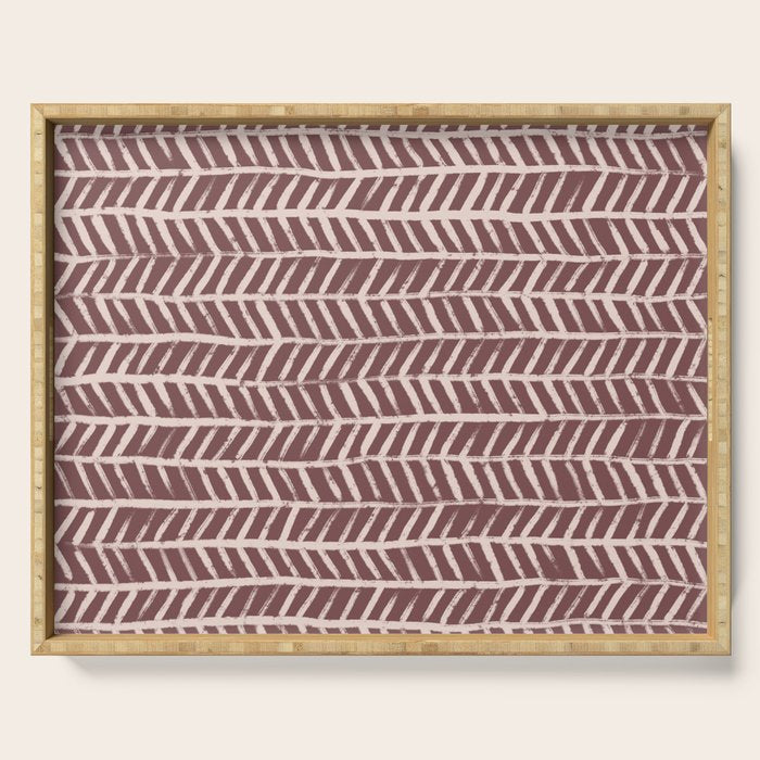 Simple Hand Drawn Pattern #9 Serving Tray Gallery Image 1