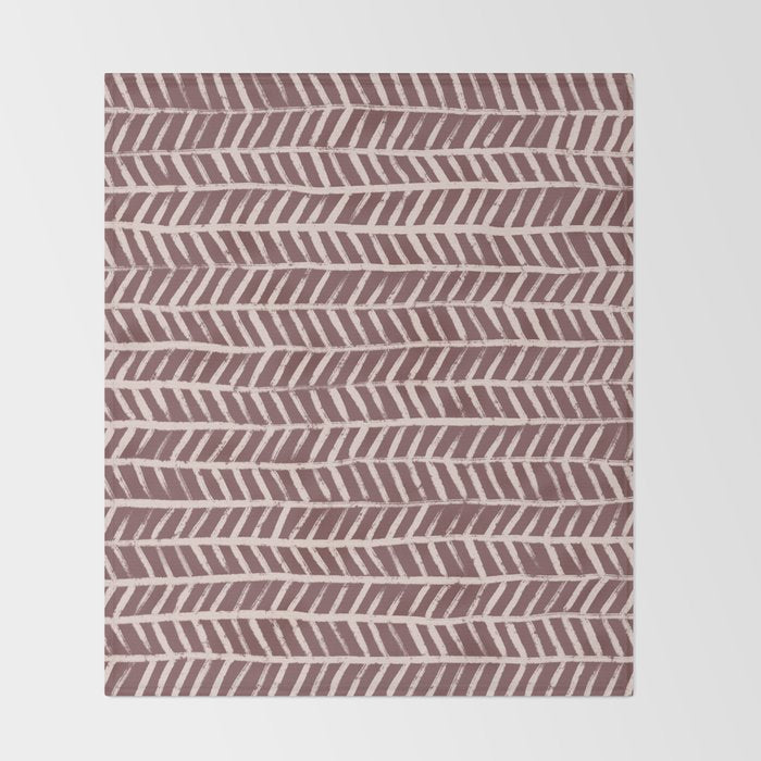 Simple Hand Drawn Pattern #9 Throw Blanket Gallery Image 2