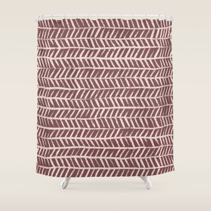 Simple Hand Drawn Pattern #9 Shower Curtain Gallery Image 1