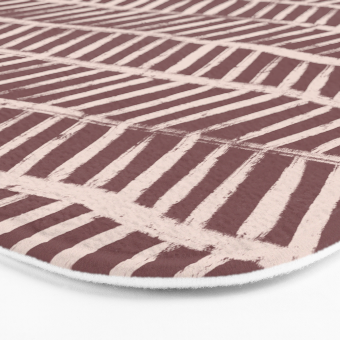 Simple Hand Drawn Pattern #9 Bath Mat Gallery Image 3