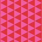 Red and Pink Geometric Pattern Coffee Mug Gallery Image 2