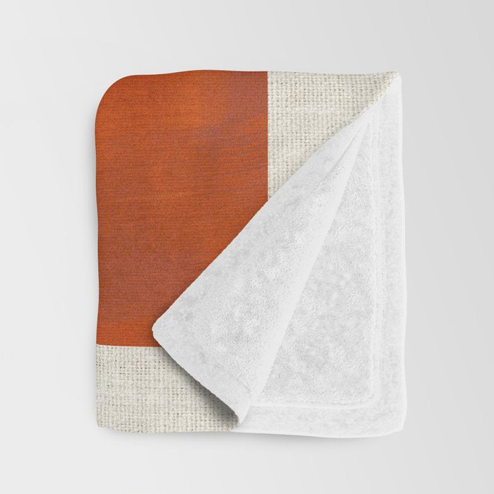 Orange Shards Throw Blanket Gallery Image 3