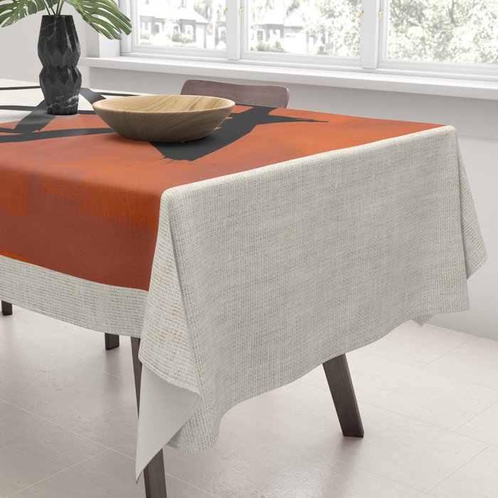 Orange Shards Tablecloth Gallery Image 3