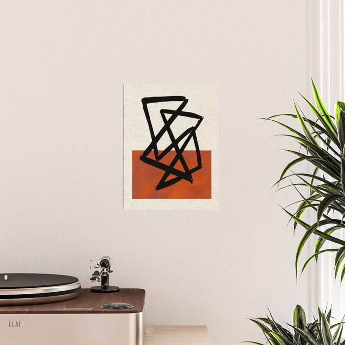 Orange Shards Poster Gallery Image 2