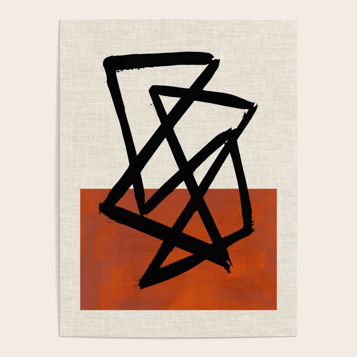 Orange Shards Poster Gallery Image 1