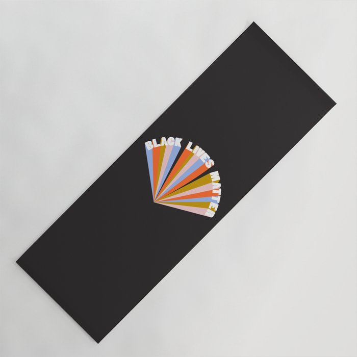 Black Lives Matter Yoga Mat Gallery Image 1