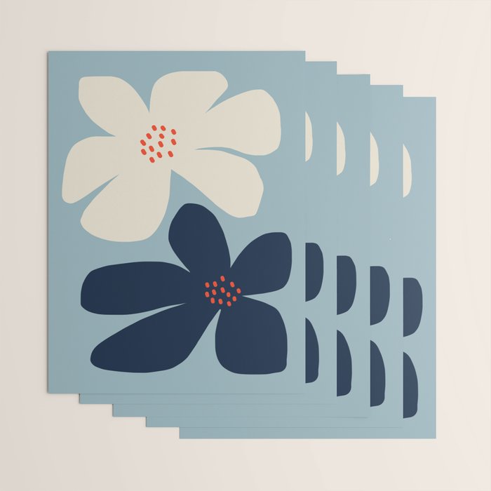 Abstract floral Wrapping Paper Gallery Image 3