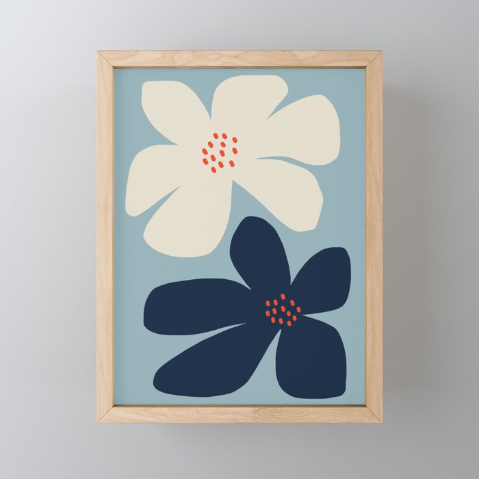 Abstract floral Mini Art Print Gallery Image 1