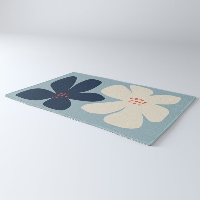 Abstract floral Rug Gallery Image 3