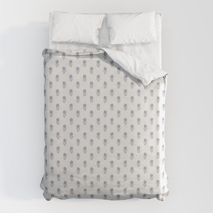 Hydrangea Block Print Duvet Cover Gallery Image 6