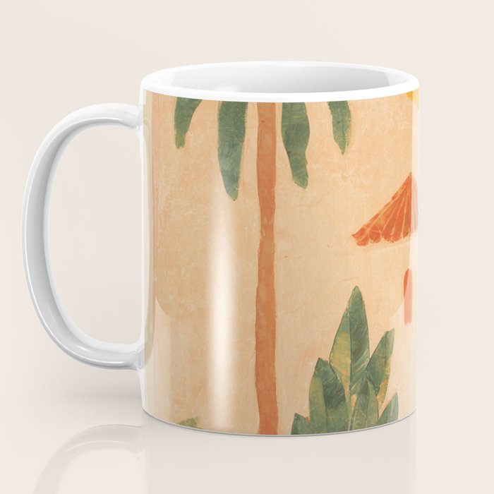 Sun Drenched Casa with Palms Mediterranean Tropical Vibes Coffee Mug Gallery Image 3
