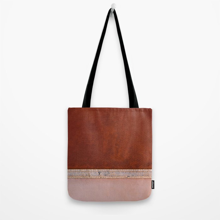 Pink and Red Salt Lake in Italy Tote Bag Gallery Image 2