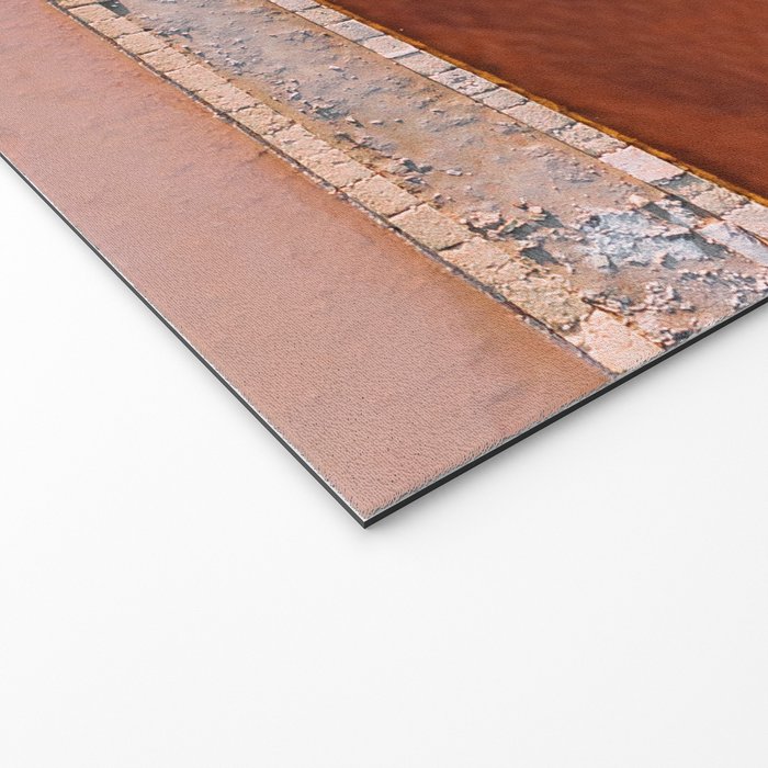 Pink and Red Salt Lake in Italy Welcome Mat Gallery Image 2