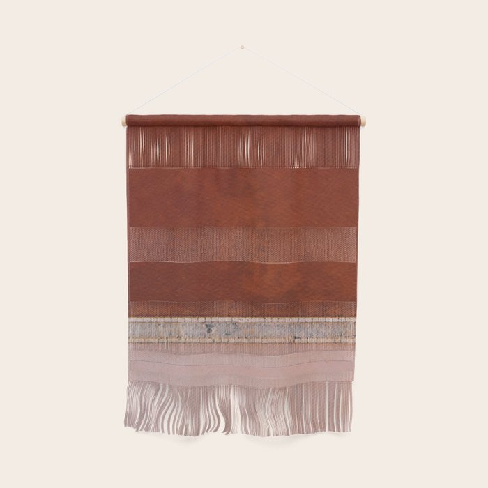 Pink and Red Salt Lake in Italy Wall Hanging Gallery Image 1