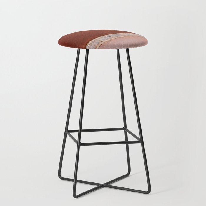 Pink and Red Salt Lake in Italy Stool Gallery Image 1