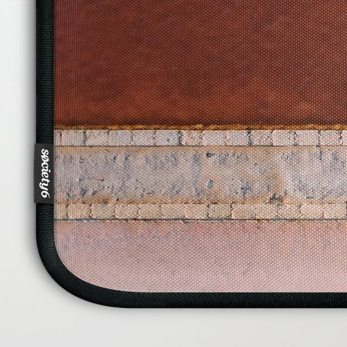 Pink and Red Salt Lake in Italy Laptop Sleeve Gallery Image 3