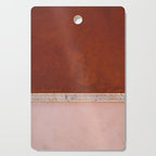 Pink and Red Salt Lake in Italy Cutting Board Gallery Image 1