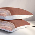 Pink and Red Salt Lake in Italy Pillow Sham Gallery Image 3