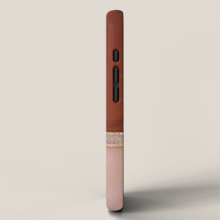 Pink and Red Salt Lake in Italy iPhone Case Gallery Image 2
